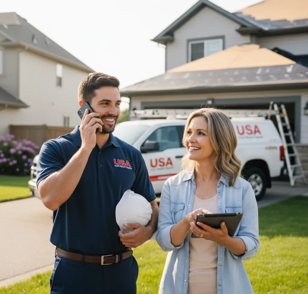 USA Roof Repair Experts customer support in Shapleigh